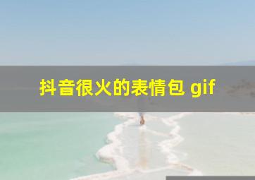 抖音很火的表情包 gif